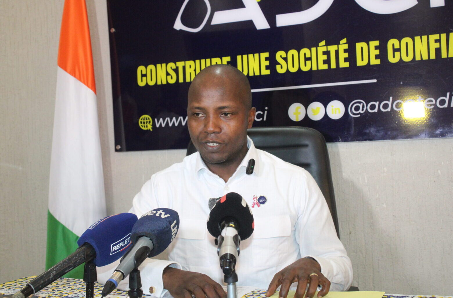 Présidentielle 2025, Côte d’Ivoire, ADCI, Aujourd’hui et Demain la Côte d’Ivoire, Assalé Tiémoko Antoine, Roger Youan, dialogue national, crise politique, élection présidentielle, cohésion sociale, répression, droits de l’homme, démocratie, justice,