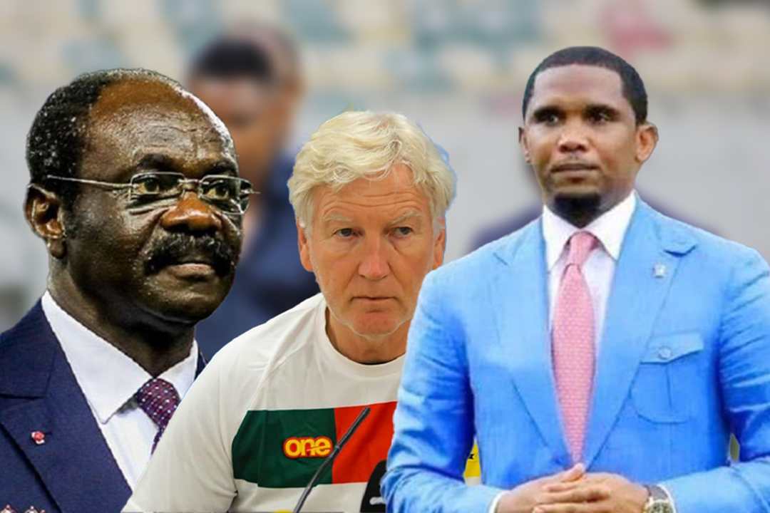 Cameroun, FECAFOOT, Samuel Eto’o, Marc Brys, Ministère des Sports Cameroun, Lions Indomptables, CAN 2025, Crise du football camerounais, Sélection nationale, David Pagou, Martin Ntoungou Mpile, André Onana, Vincent Aboubakar, Football africain,