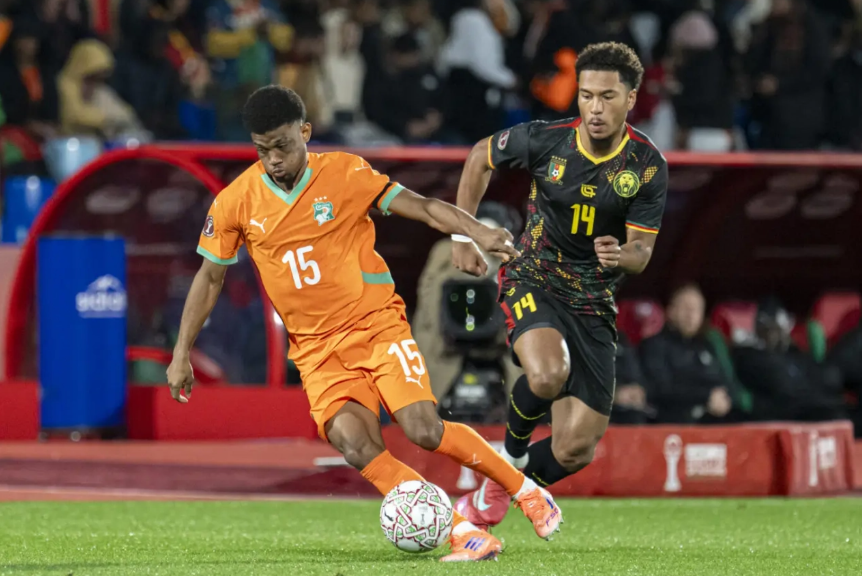 CAN 2025 / 2ᵉ journée : Éléphants et Lions indomptables se neutralisent 8 2e journée can 2025 amad diallo