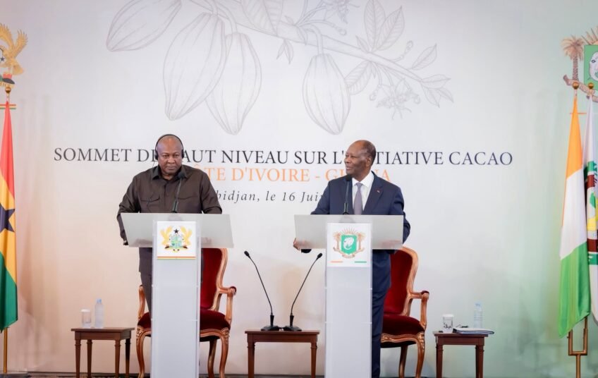 Côte d'Ivoire-Ghana : Ouattara et Mahama unissent leurs voix pour défendre l'avenir du cacao africain 8 724103807 1478422434329436 2213262418805685610 n e1781652964916