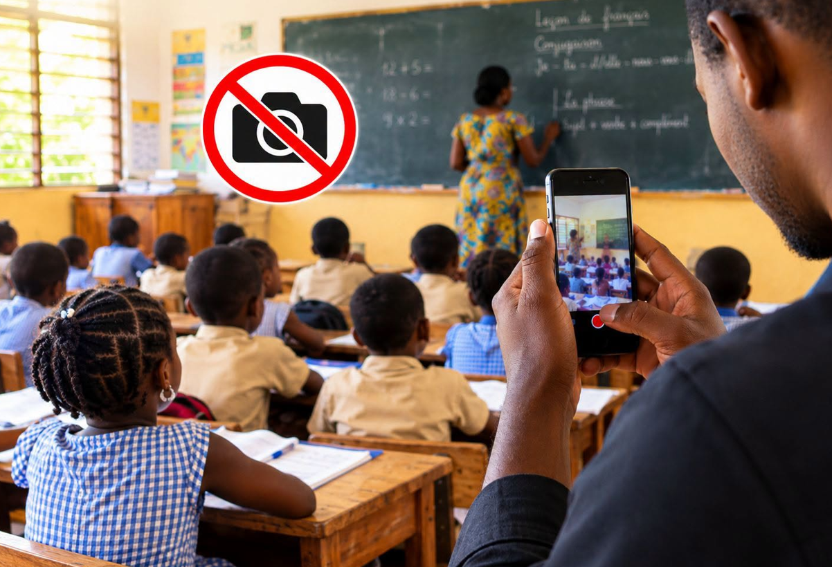 Côte d’Ivoire : les enseignants rappelés à l’ordre sur le droit à l’image des élèves 8 interdiction filmer maitre eleves