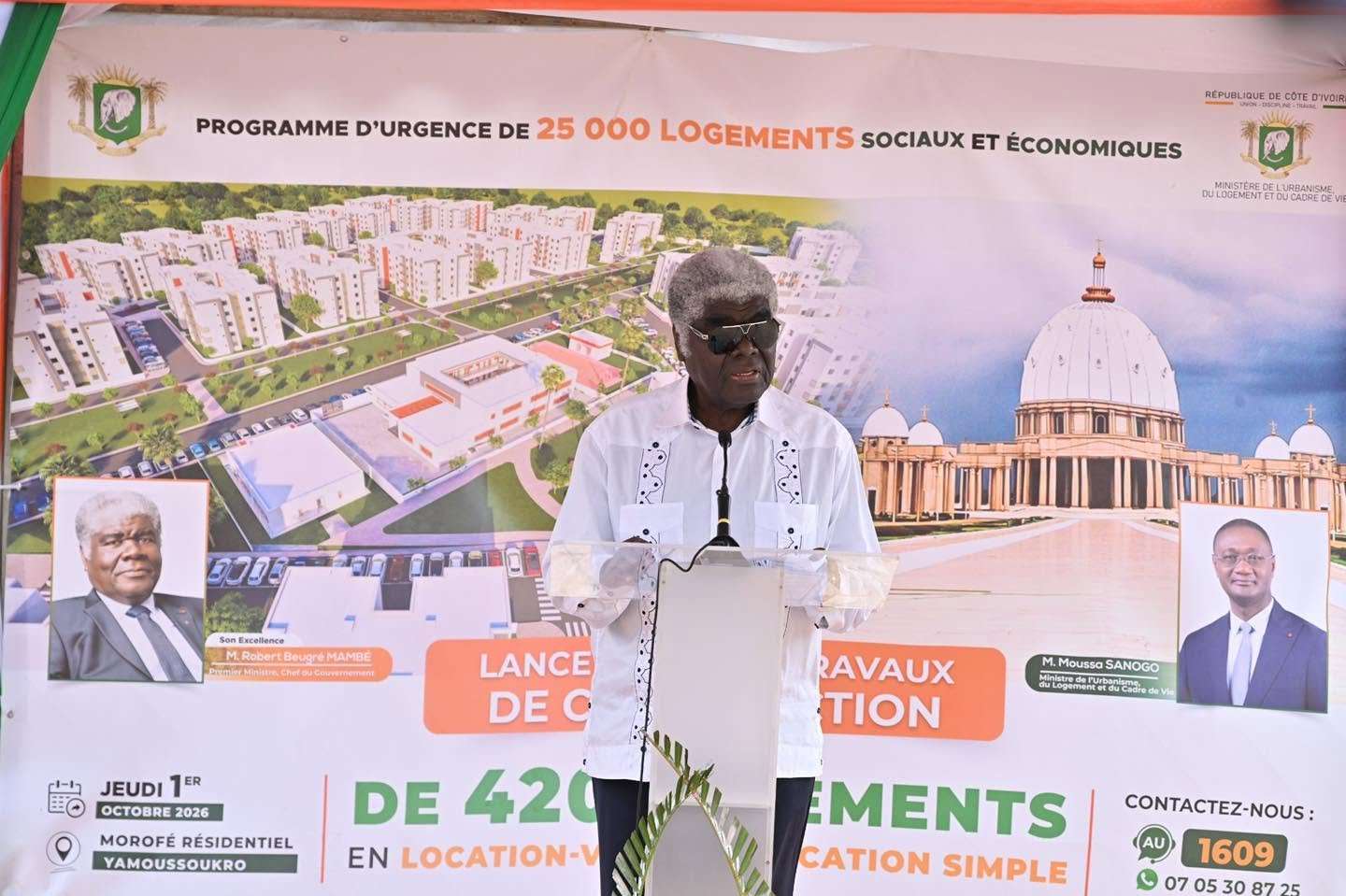 Côte d’Ivoire/Construction de 420 logements sociaux à Yamoussoukro: Le Premier ministre met en garde constructeurs et acheteurs affairistes 8 830253581 122273882252084797 2289008492509289278 n